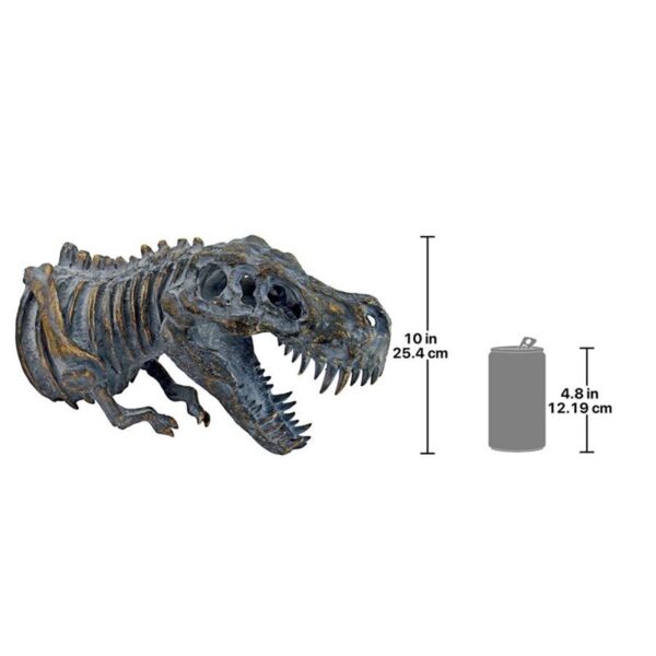 Design Toscano JQ9564 8 1/2 Inch Bones of the T Rex Wall Sculpture