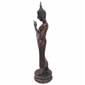 Design Toscano JQ9633 8 1/2 Inch Free from Fear Standing Buddha Statue