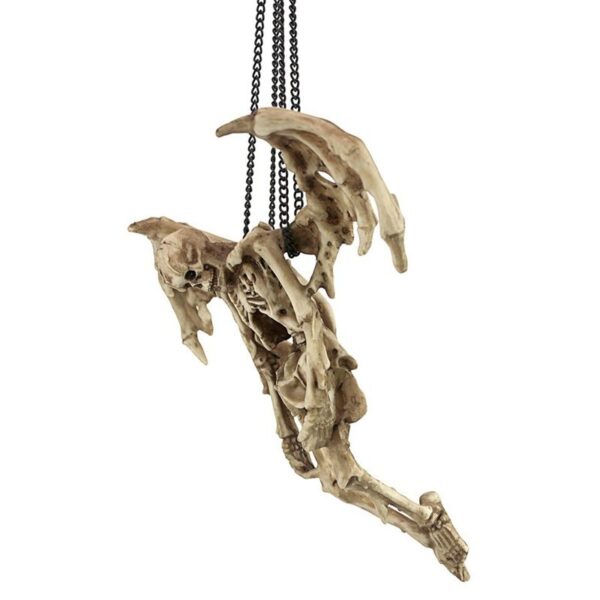 Design Toscano JQ9661 10 Inch Suspending Death Gothic Skeleton Hanging Sculpture