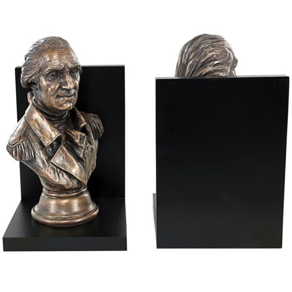 Design Toscano JQ9818 5 1/2 Inch George Washington Bookends