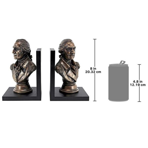 Design Toscano JQ9818 5 1/2 Inch George Washington Bookends