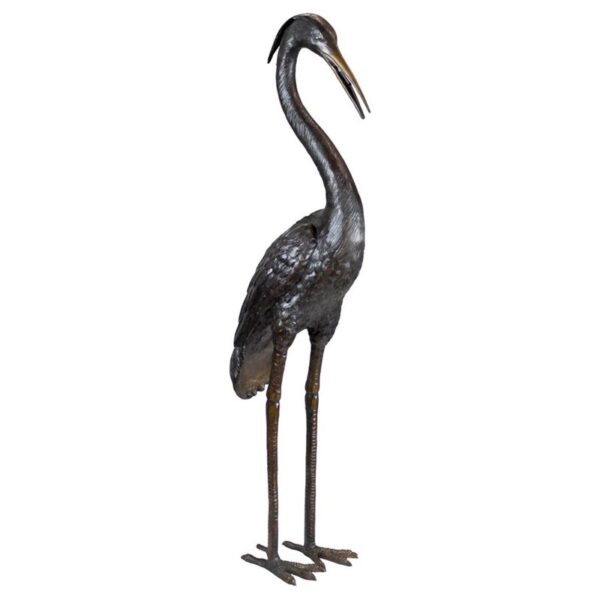 Design Toscano KW194802 7 Inch Medium Heron Head, High