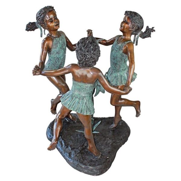 Design Toscano KW29440 35 Inch Fun in the Sun Girls Statue - Bronze