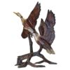 Design Toscano KW50547 24 Inch Steep Climbing Ducks Statue - Bronze