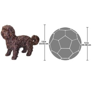 Design Toscano KW58454 26 Inch Rusty the Dog Statue - Bronze