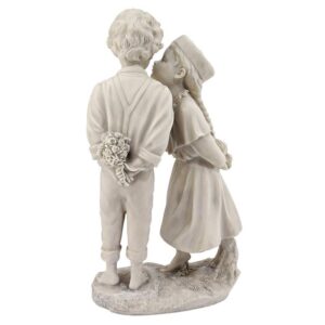 Design Toscano KY032448 9 1/2 Inch Loves First Kiss Statue