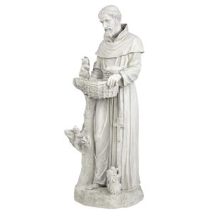 Design Toscano KY1299 14 1/2 Inch Large Natures Narturer St Francis Statue