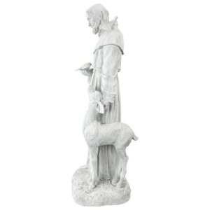 Design Toscano KY1336 14 1/2 Inch Saint Francis of Assisi Paton of Animals