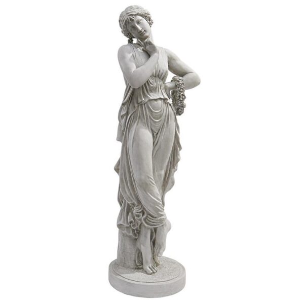 Design Toscano KY1463 12 Inch Canova Dancer with Finger on Chin Statue