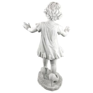 Design Toscano KY14651 21 Inch Hillary in Heels Garden Girl Statue