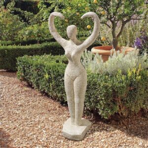 Design Toscano KY1466 15 1/2 Inch Earth Goddess Garden Statue