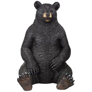 Design Toscano KY18867 32 Inch Zerk Giant Sitting Bear - Black