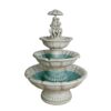 Design Toscano KY2003 27 1/2 Inch Lovers Under Umbrella 4 Tier Fountain