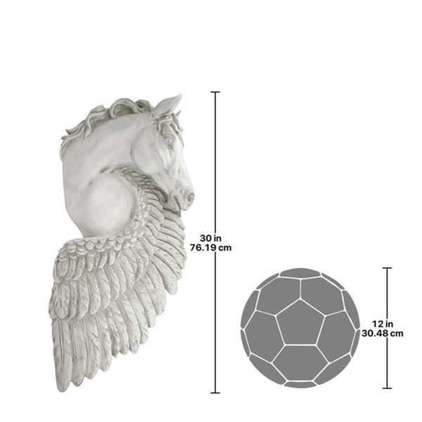 Design Toscano KY208448 14 Inch Wings of Fury Pegasus Plaque