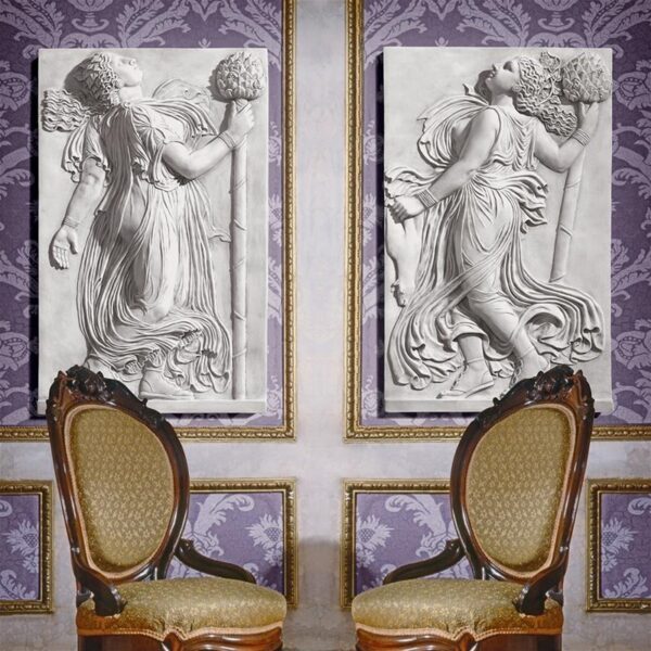 Design Toscano KY4054 21 Inch Left Dancing Greek Maenad Frieze