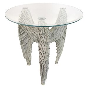 Design Toscano KY4132 18 1/2 Inch Angel Wings at Our Feet Table