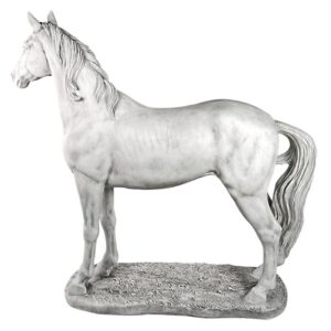 Design Toscano KY5172 48 Inch Majestic Horse Statue - Antique Stone