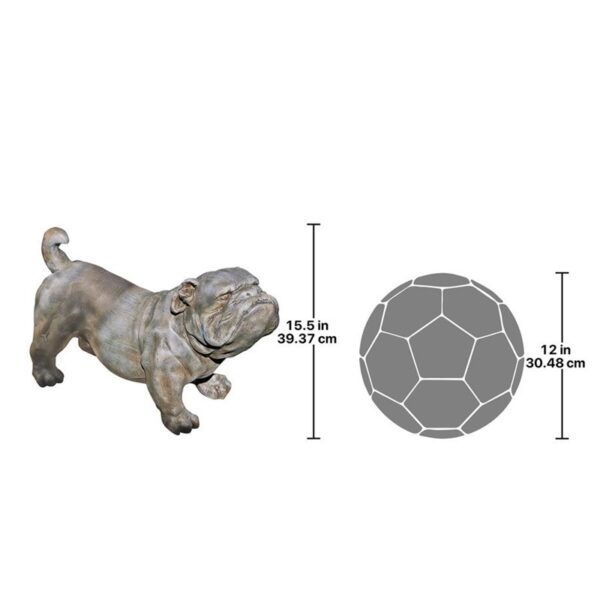 Design Toscano KY6070 11 1/2 Inch Brutus the English Bulldog