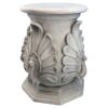 Design Toscano KY66148 14 Inch Peacock Riser Plinth Stone