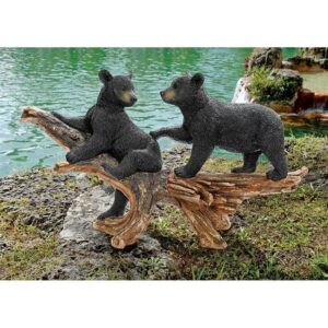 Design Toscano KY69774 30 1/2 Inch Mischievous Bear Cubs Statue