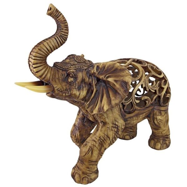 Design Toscano KY710971 11 1/2 Inch Jali Elephant, Large