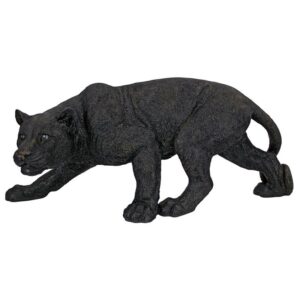 Design Toscano KY71174 26 Inch Medium Shadowed Predator Panther - Black