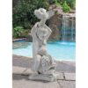 Design Toscano KY71209 14 1/2 Inch Boy on Dolphin Classical Garden Statue