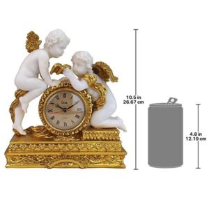 Design Toscano KY72570 9 1/2 Inch Chateau Carbonne Cherub Mantle Clock