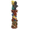 Design Toscano KY77427 13 1/2 Inch Chateau Saumer Peacock Pedestal