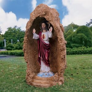 Design Toscano KY913 8 Inch Sacred Heart of Jesus Statue