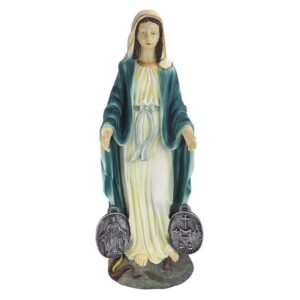 Design Toscano KY914 9 1/2 Inch Mary Devotional Sculpture