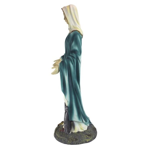 Design Toscano KY914 9 1/2 Inch Mary Devotional Sculpture