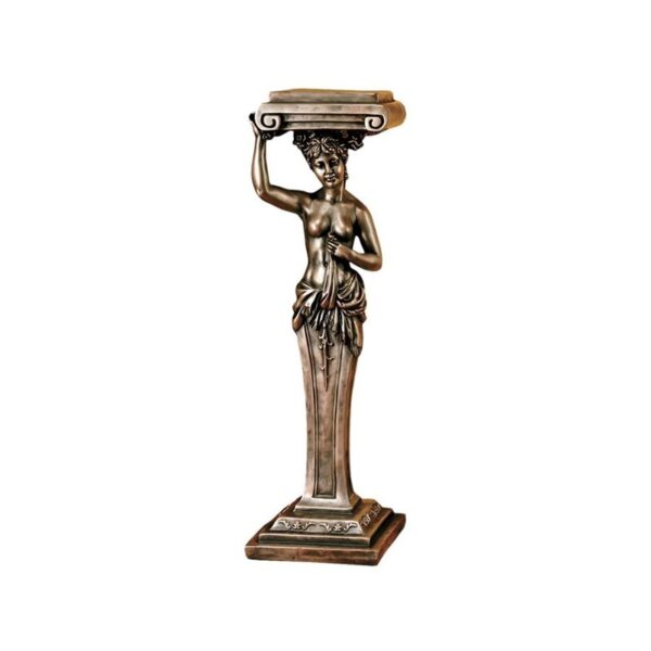 Design Toscano KY96861 11 Inch French Provincial Caryatid Pedestal