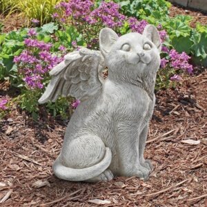 Design Toscano LY7154091 8 Inch Large Loving Friend Memorial Cat Angel