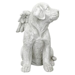 Design Toscano LY7154092 8 1/2 Inch Large Loving Friend Memorial Dog Angel