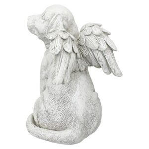 Design Toscano LY7154092 8 1/2 Inch Large Loving Friend Memorial Dog Angel