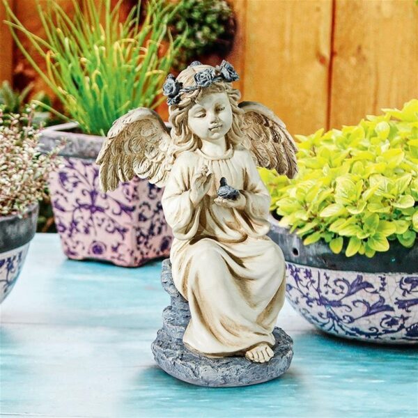 Design Toscano LY721047 7 1/2 Inch Spirit of Good Will Angel Statue