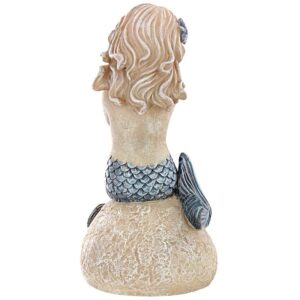 Design Toscano LY7210512 5 1/2 Inch Little Girl Mermaid Holding Shell