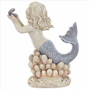 Design Toscano LY7210861 11 Inch Gifts From Sea Mermaid Shell Statue