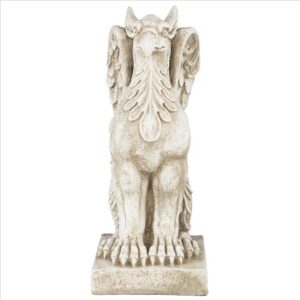 Design Toscano LY721138 8 1/2 Inch Gryphon Sentinel Guildford Court Statue