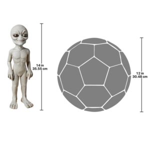 Design Toscano LY815032 4 1/2 Inch Small Out of This World Alien Statue