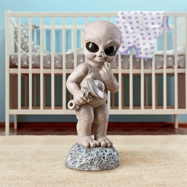 Design Toscano LY818142 7 Inch Zeta the Toddler Alien Statue