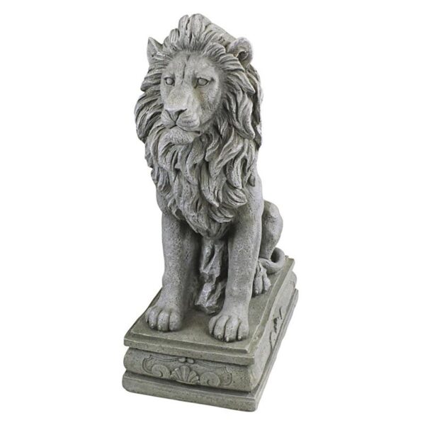 Design Toscano LY88278 11 1/2 Inch Fouquet Royal Palace Sentinel Lion