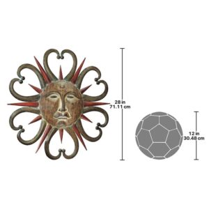 Design Toscano MH73754 28 Inch Dance of the Sun Plaque