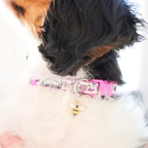 Lil Pals  Charming Ribbon Overlay Dog Collar