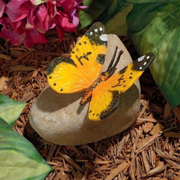 Design Toscano MP7489 6 Inch Swallowtail Butterfly on Rock Statue