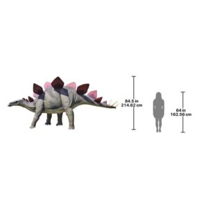 Design Toscano NE100045 194 Inch Stegosaurus Dinosaur Statue