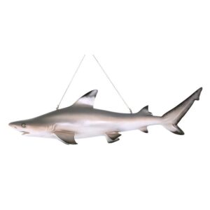 Design Toscano NE100074 45 1/2 Inch Black Tip Shark Ceiling Mount Trophy