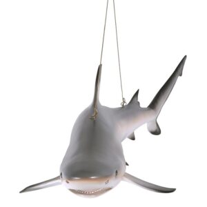 Design Toscano NE100074 45 1/2 Inch Black Tip Shark Ceiling Mount Trophy