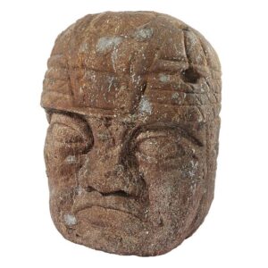 Design Toscano NE100082 34 Inch Grande Megalithic Olmec Head Statue